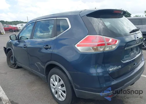 2016 Nissan Rogue S из США, поврежденный, VIN KNMAT2MV2GP617947